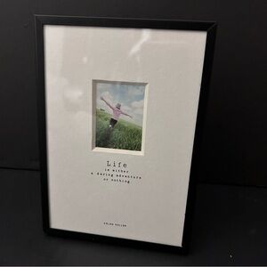 HALLMARK Helen Keller’s quote in black metal frame